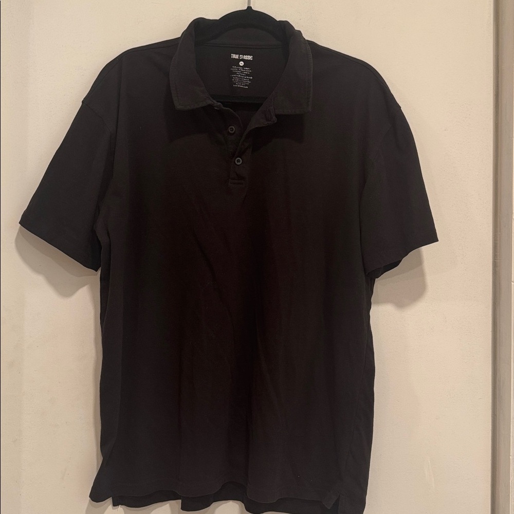 Men’s True Classic XL black Polo Shirt